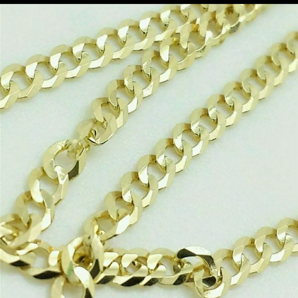 10kt gold cuban link chain